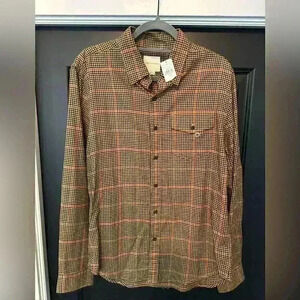 NEW‎ American Eagle Men’s Long-Sleeve Button Down-size Medium
